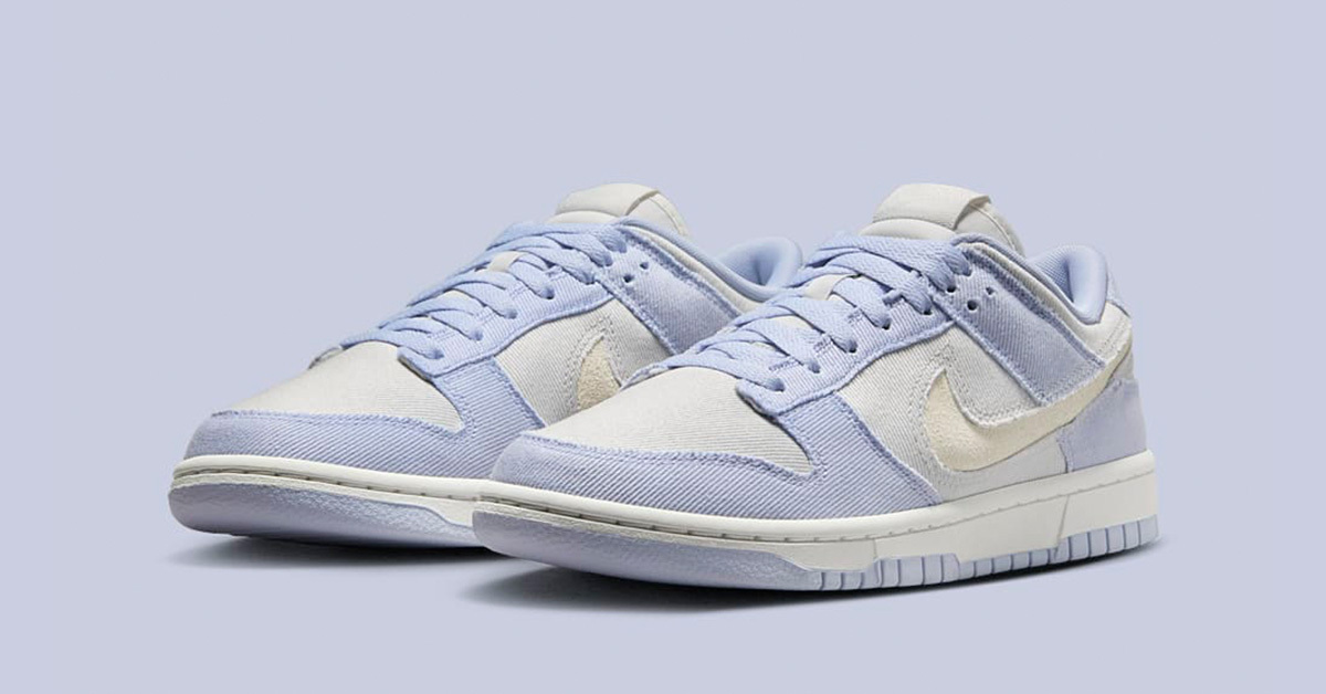 Nike Dunk Low in the trendy ‘Ghost Denim’ colourway